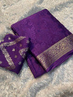 ABVI001 | Viscose Banarasi saree