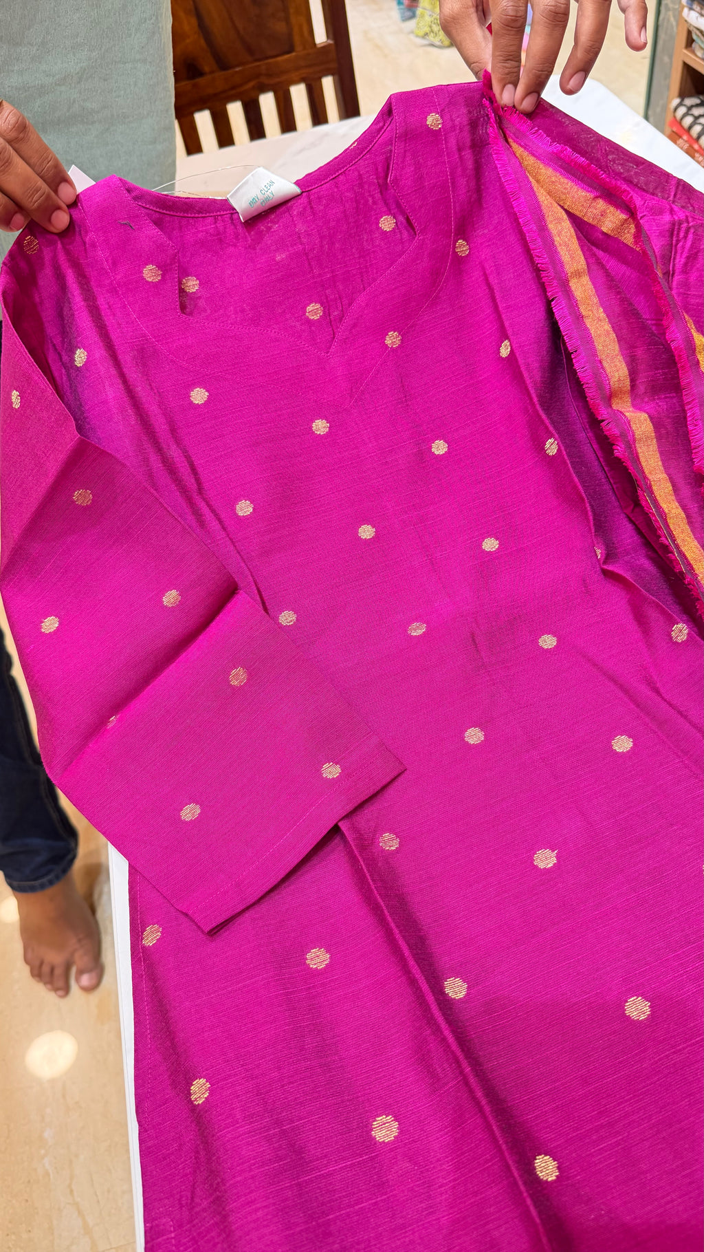 RAWSKU0426|Raw Silk Kurti Set