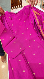 RAWSKU0426|Raw Silk Kurti Set