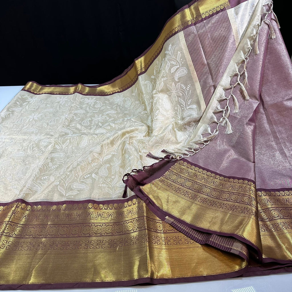 Kanchi silk Embroided saree | KAN2505