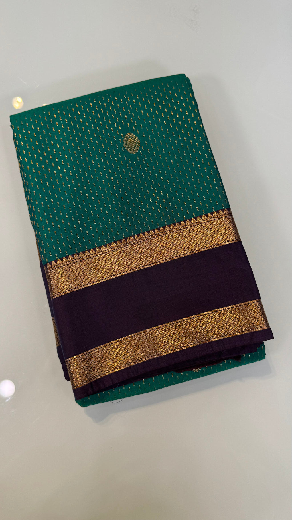 Kanchi Soft silk Rettapetta Border saree | KASORE2011
