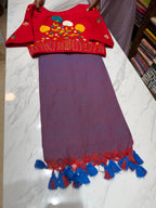 Saree & Blouse combo | COT0426COM