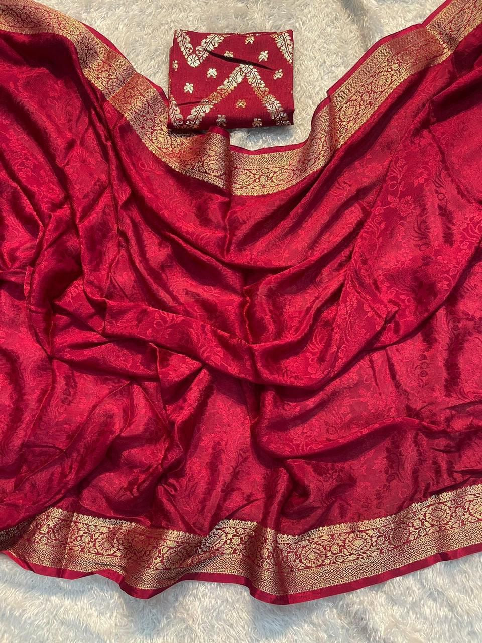 ABVI001 | Viscose Banarasi saree