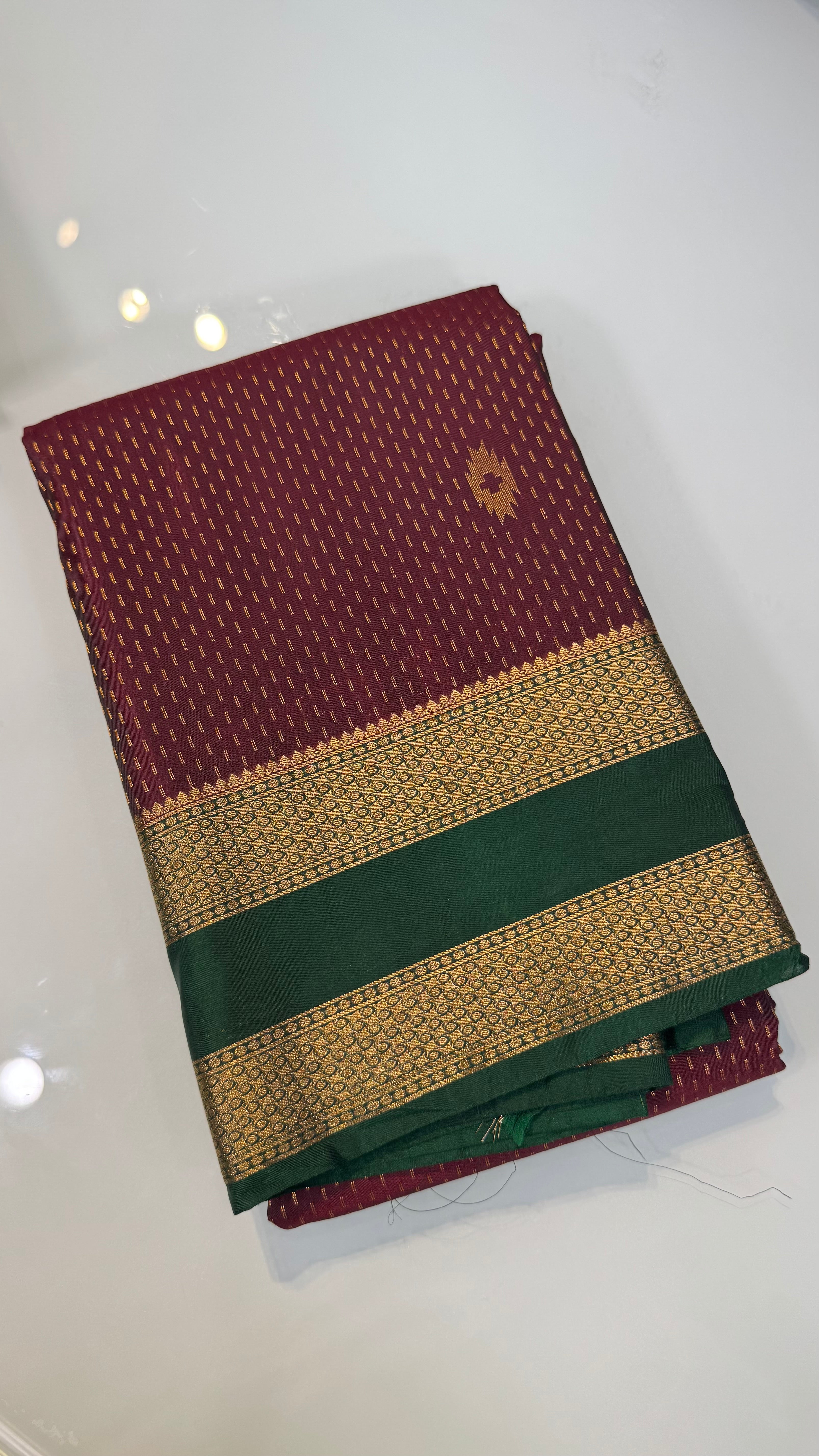 Kanchi Soft silk Rettapetta Border saree | KASORE2011