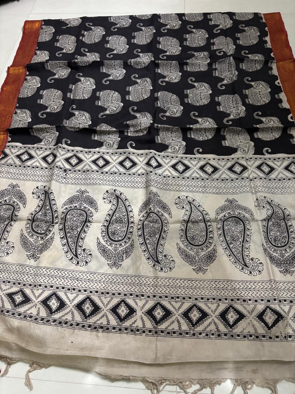 Kalamkari Dupatta | KAL1411