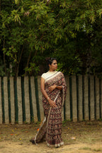 Organic Linen sarees | LICOSA2811