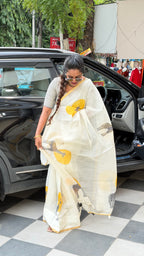 Linen saree | ABLI001