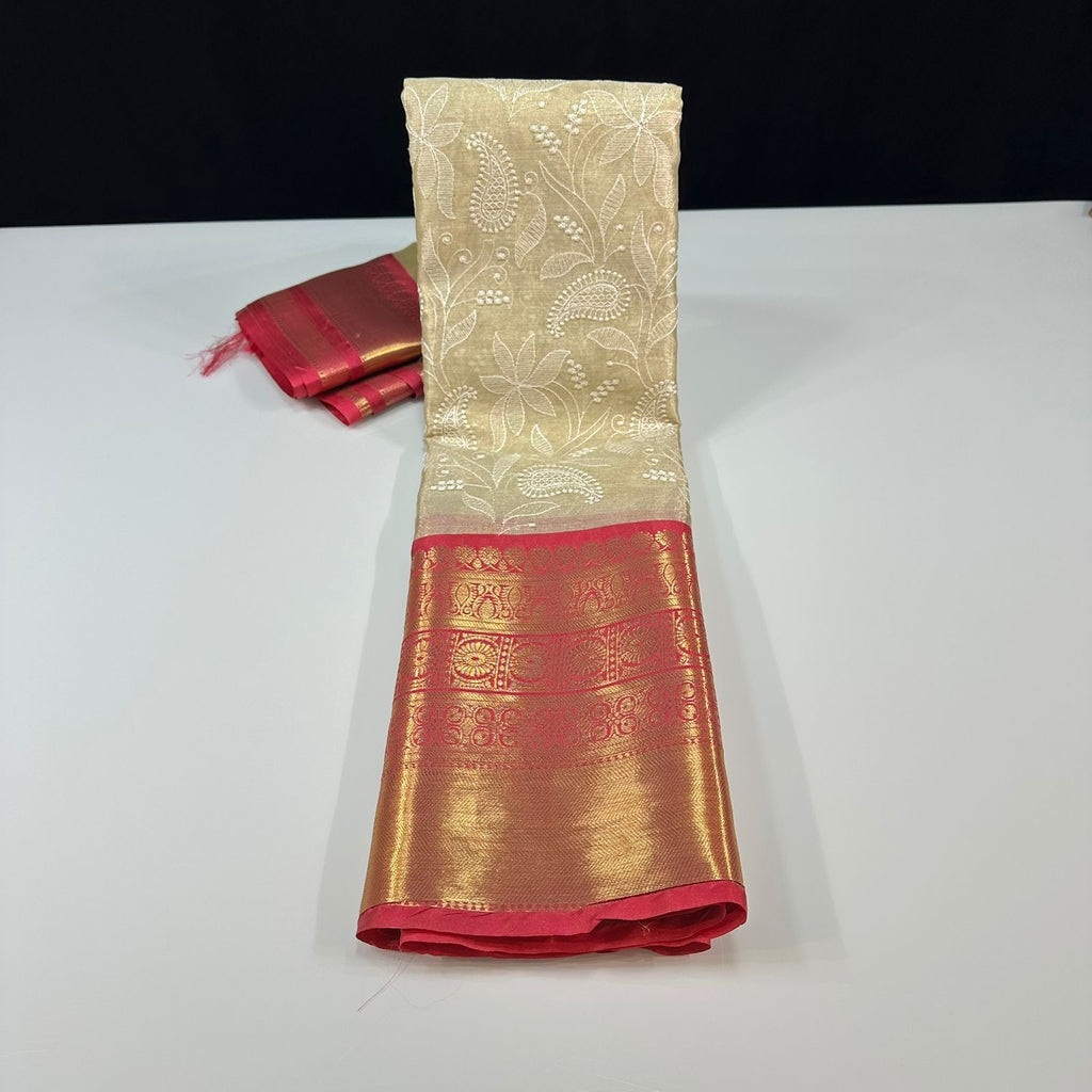 Kanchi silk Embroided saree | KAN2505