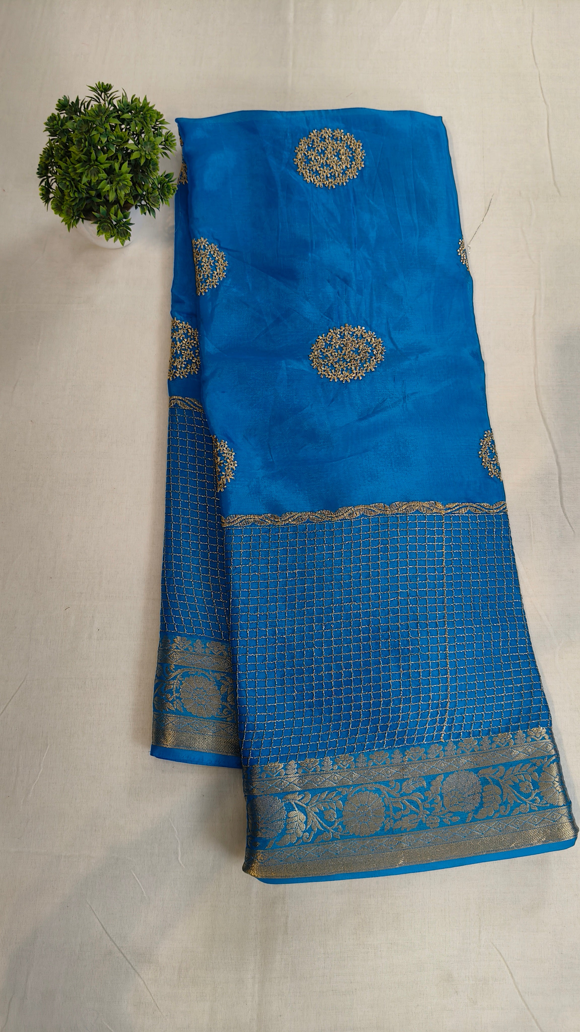 Viscose silk saree | VISCSA0512