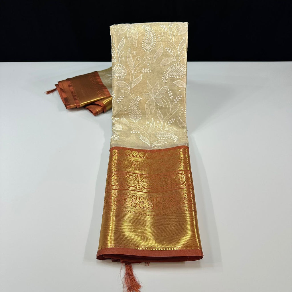 Kanchi silk Embroided saree | KAN2505