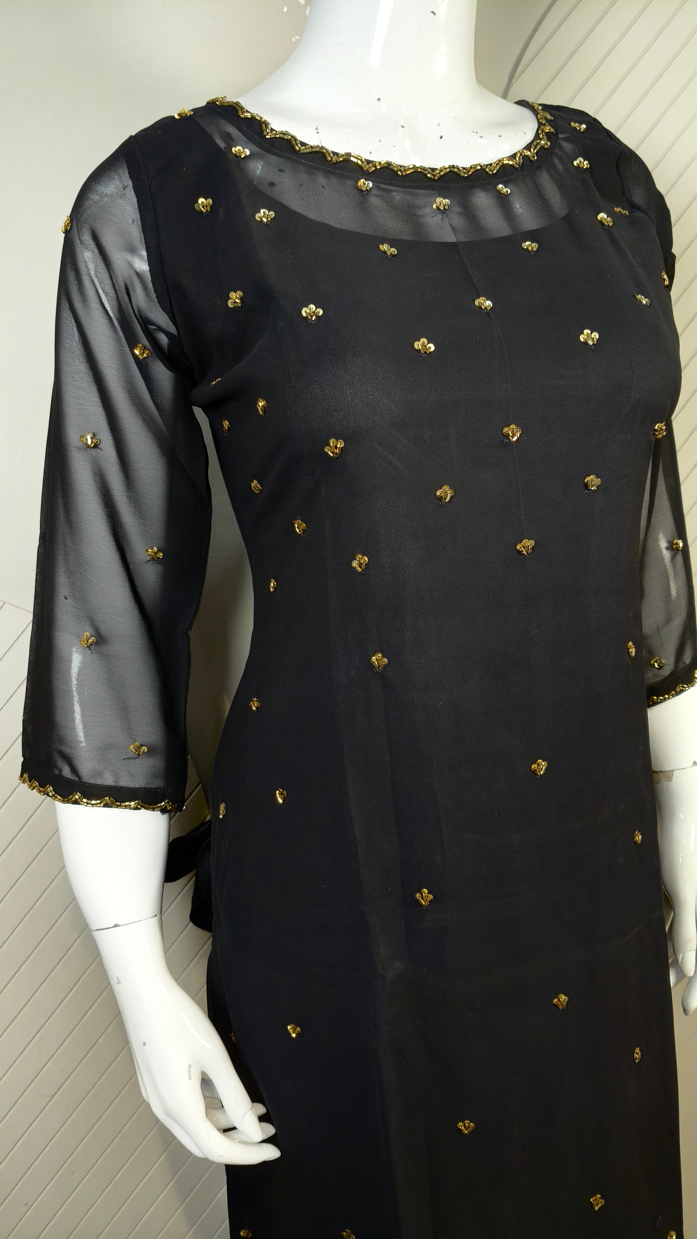 Georgette Handwork Kurti | GEKU2112