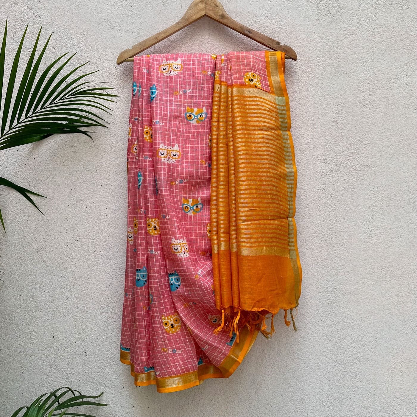 Linen saree  | LISA08