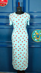 Zipless Maternity Maxi-puff Sleeves