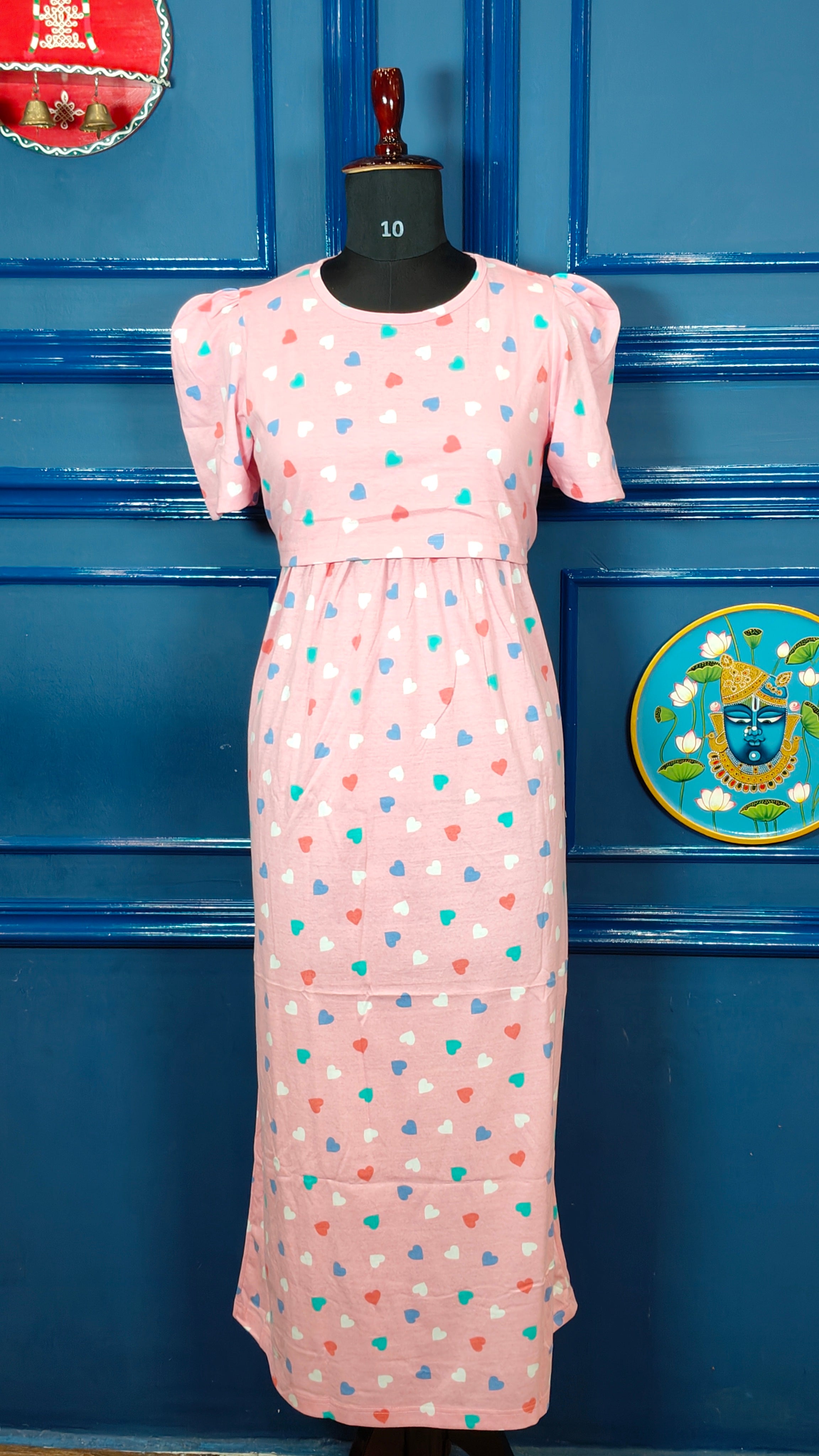 Zipless Maternity Maxi-puff Sleeves