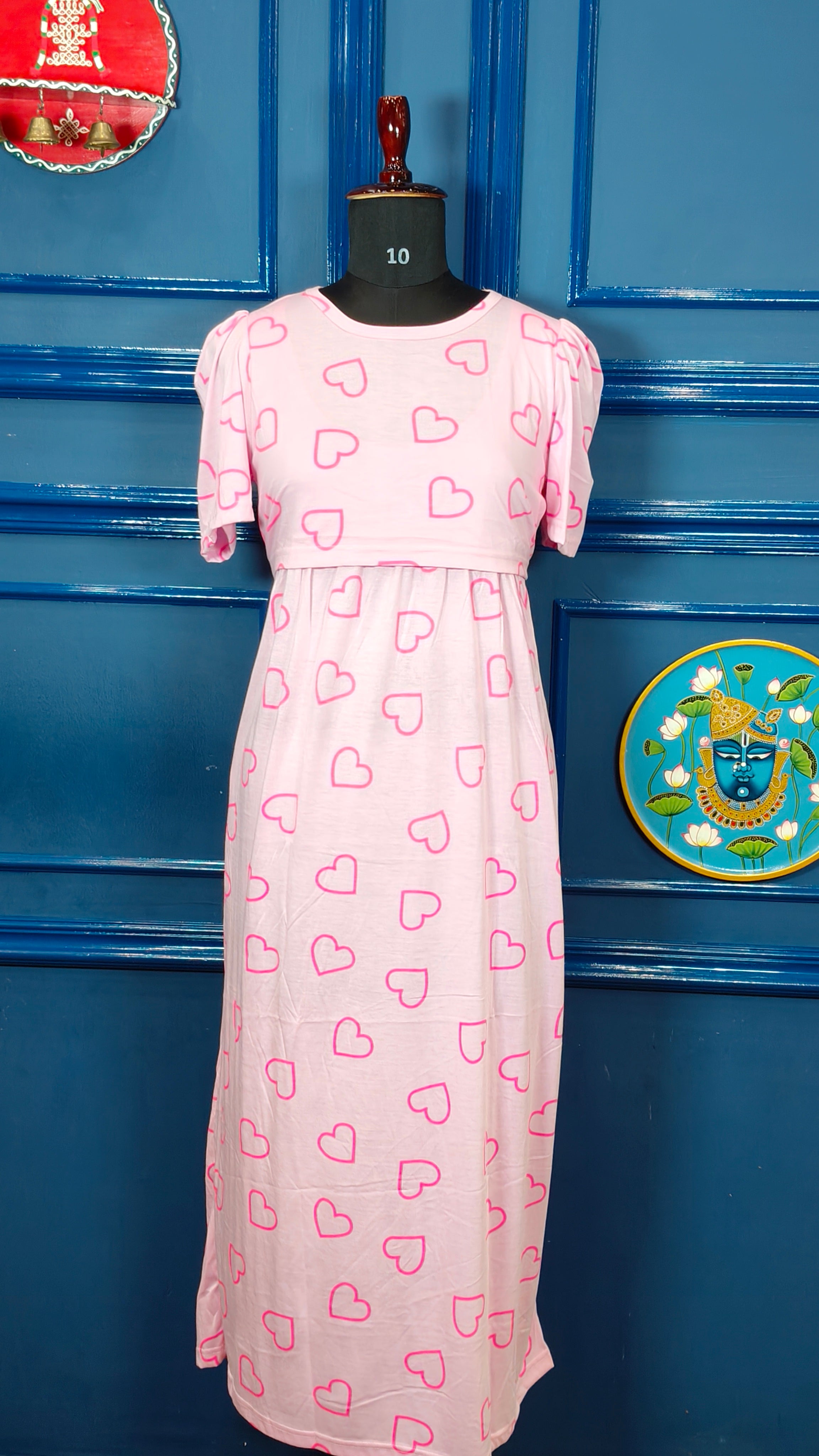 Zipless Maternity Maxi-puff Sleeves
