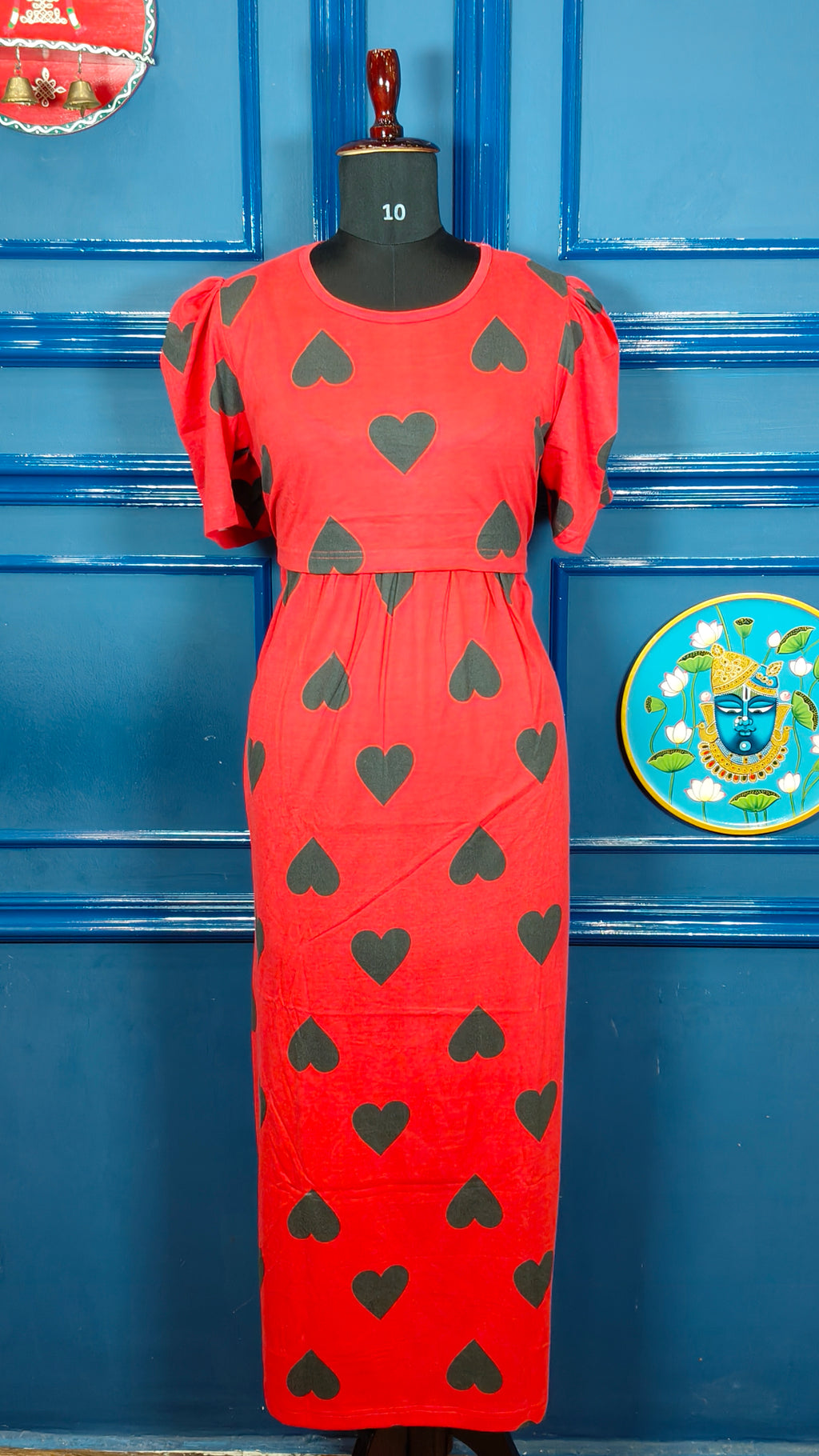Zipless Maternity Maxi-puff Sleeves