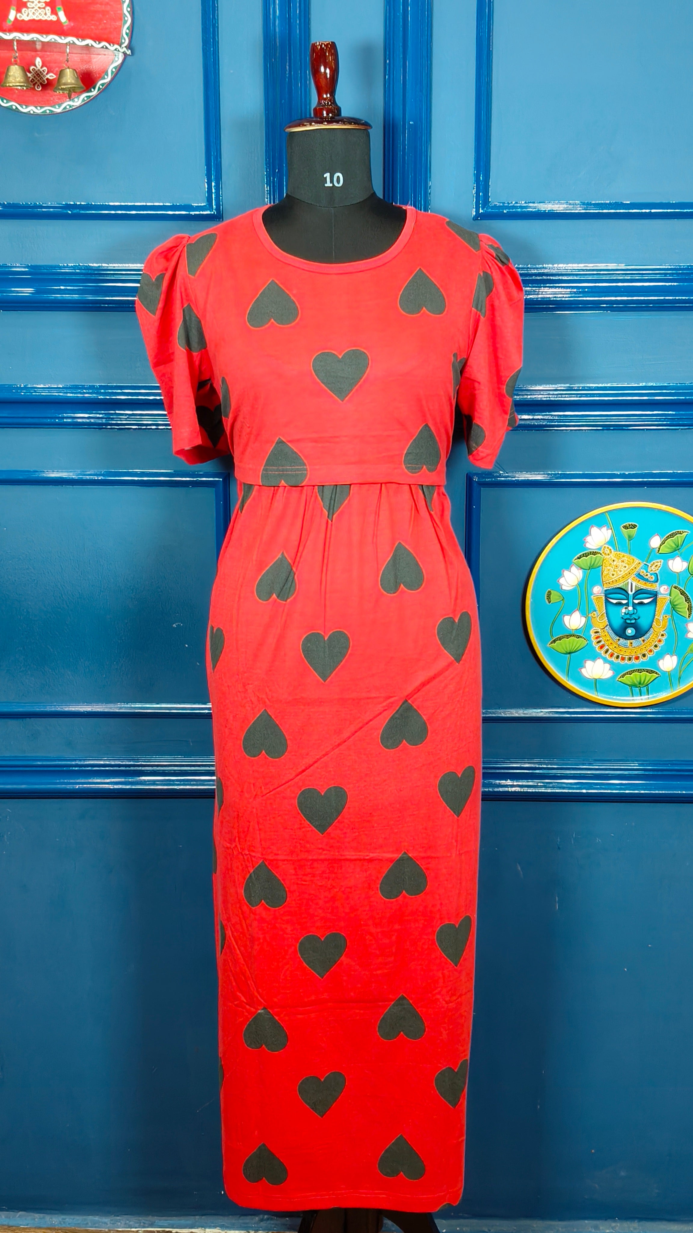 Zipless Maternity Maxi-puff Sleeves