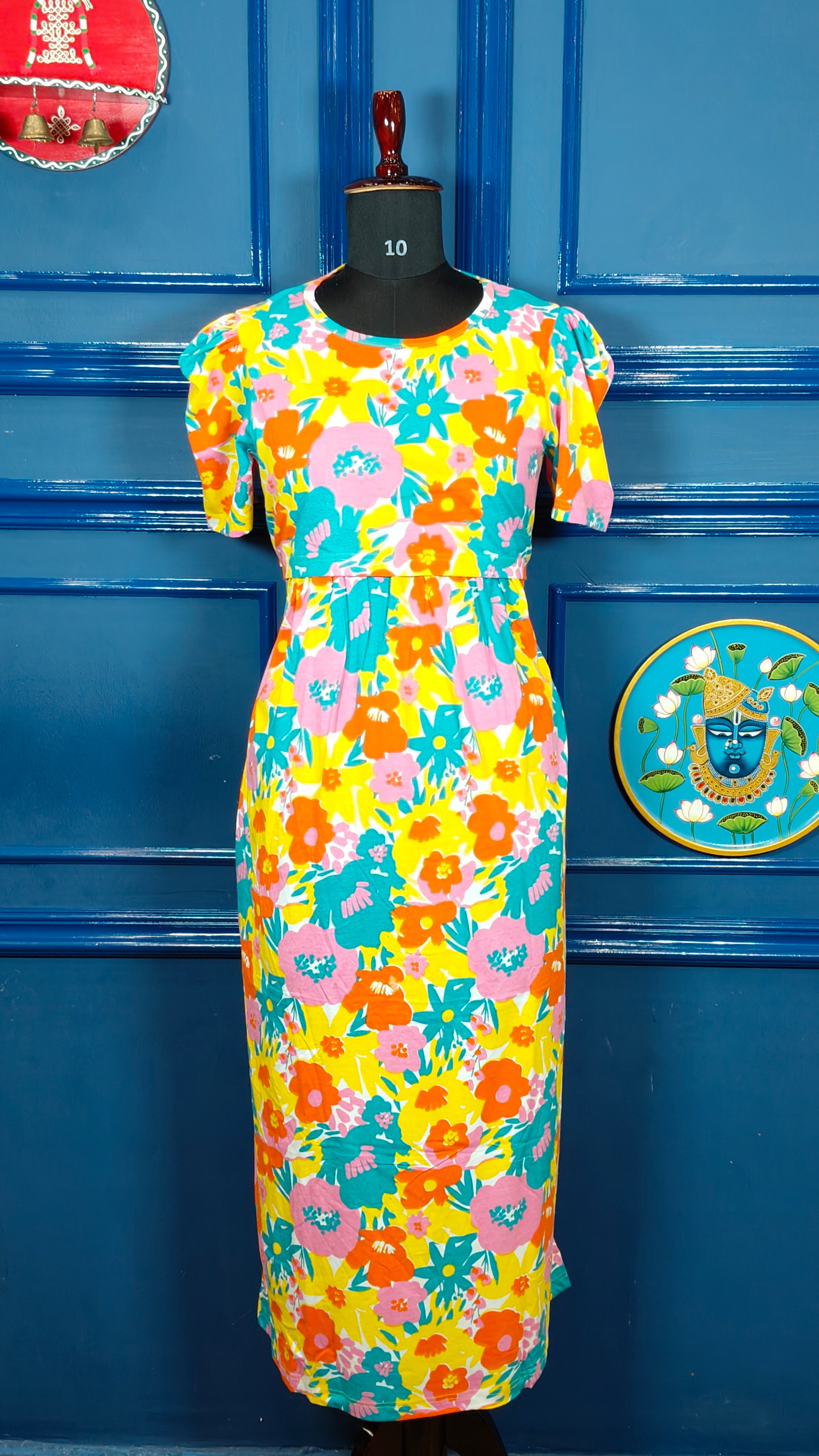 Zipless Maternity Maxi-puff Sleeves