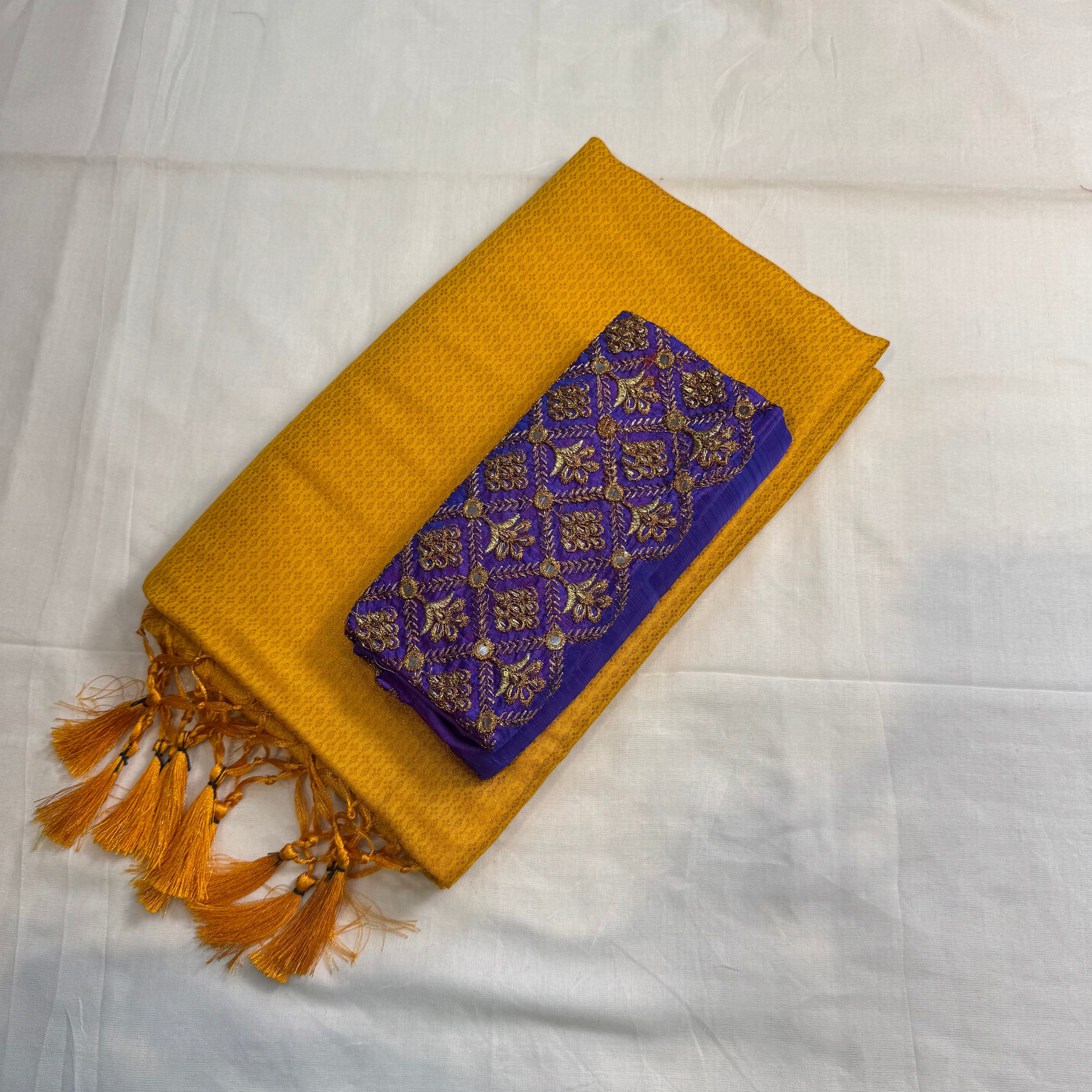 KuberaPattu & WorkBlouse KUWB25