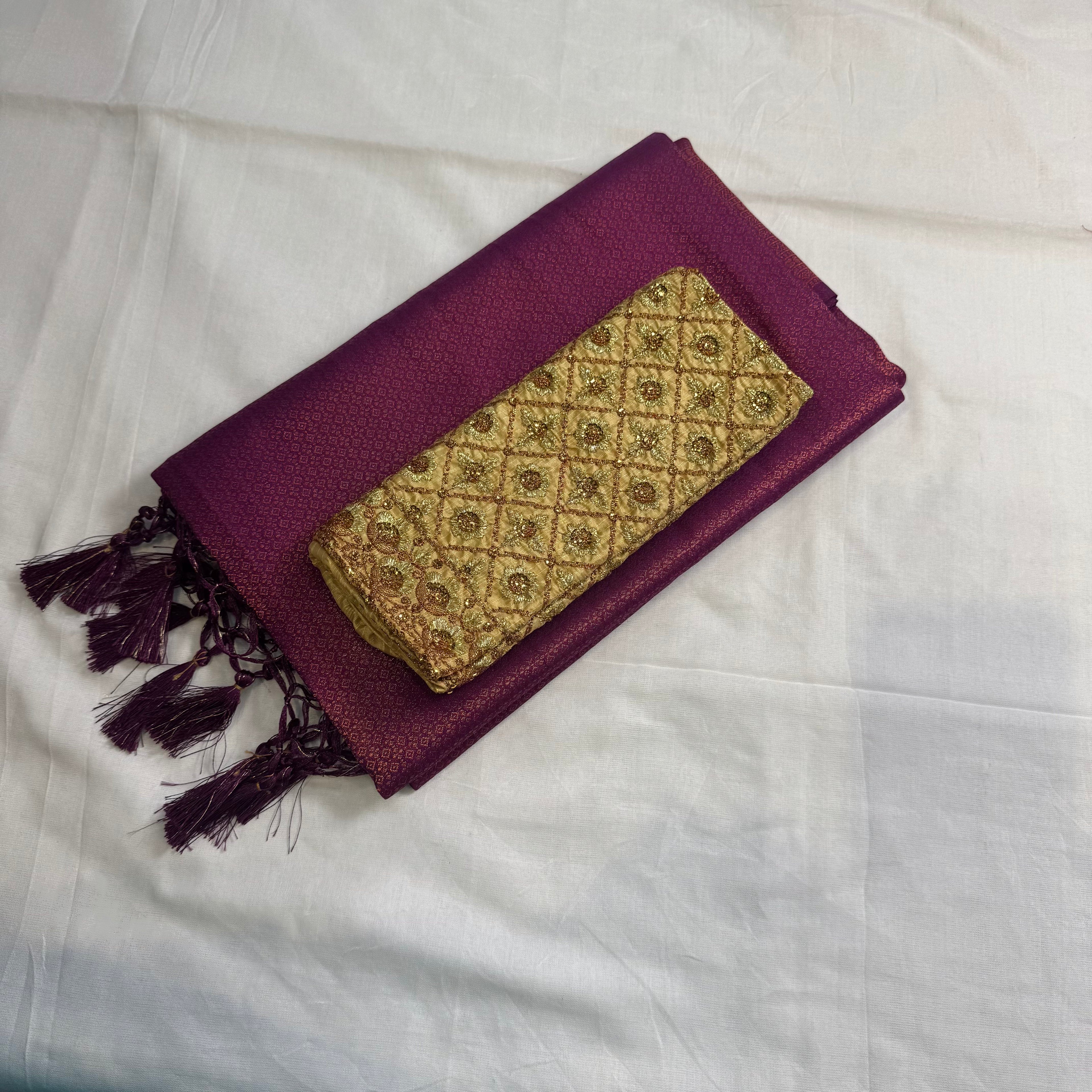 KuberaPattu & WorkBlouse KUWB25