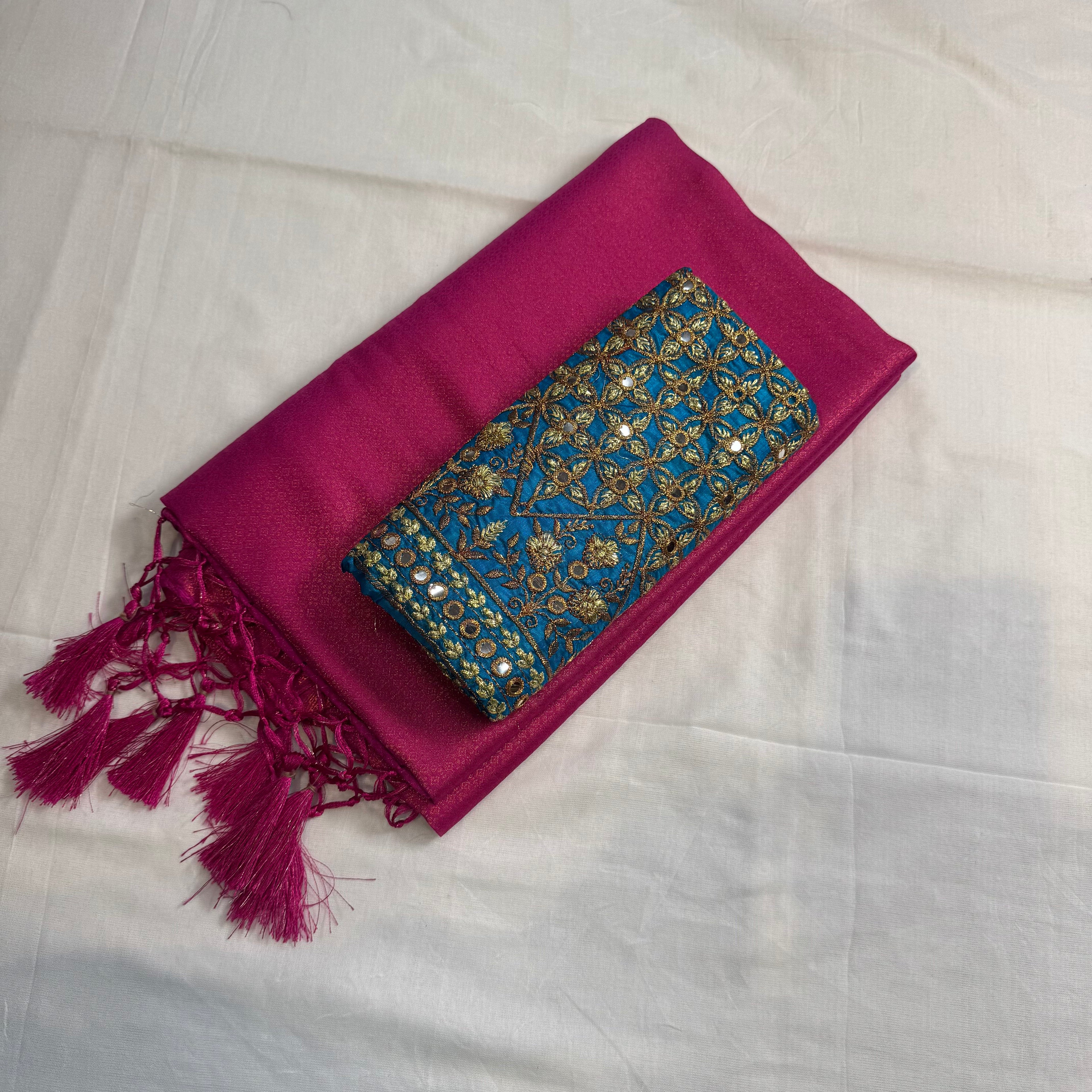 KuberaPattu & WorkBlouse KUWB25