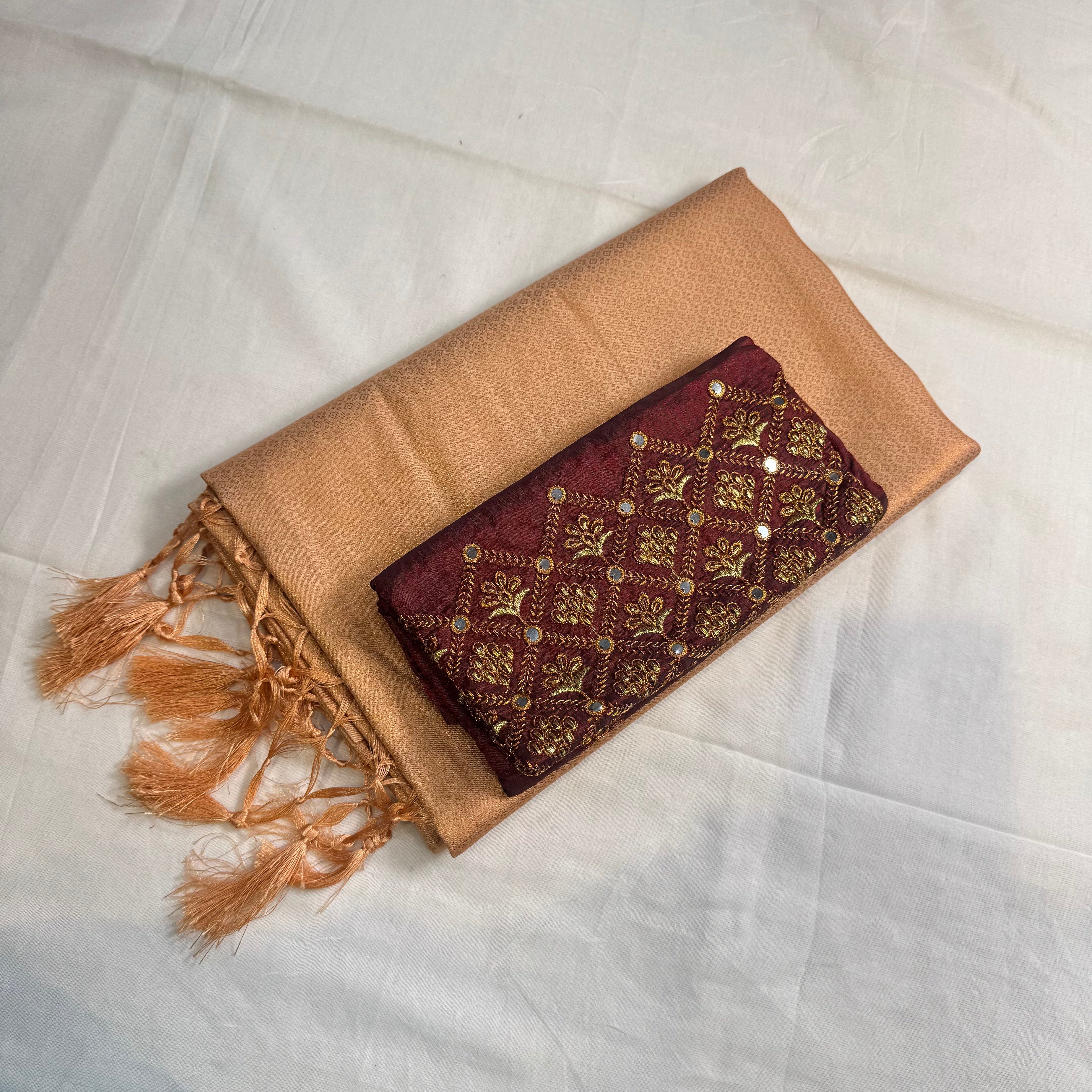 KuberaPattu & WorkBlouse KUWB25