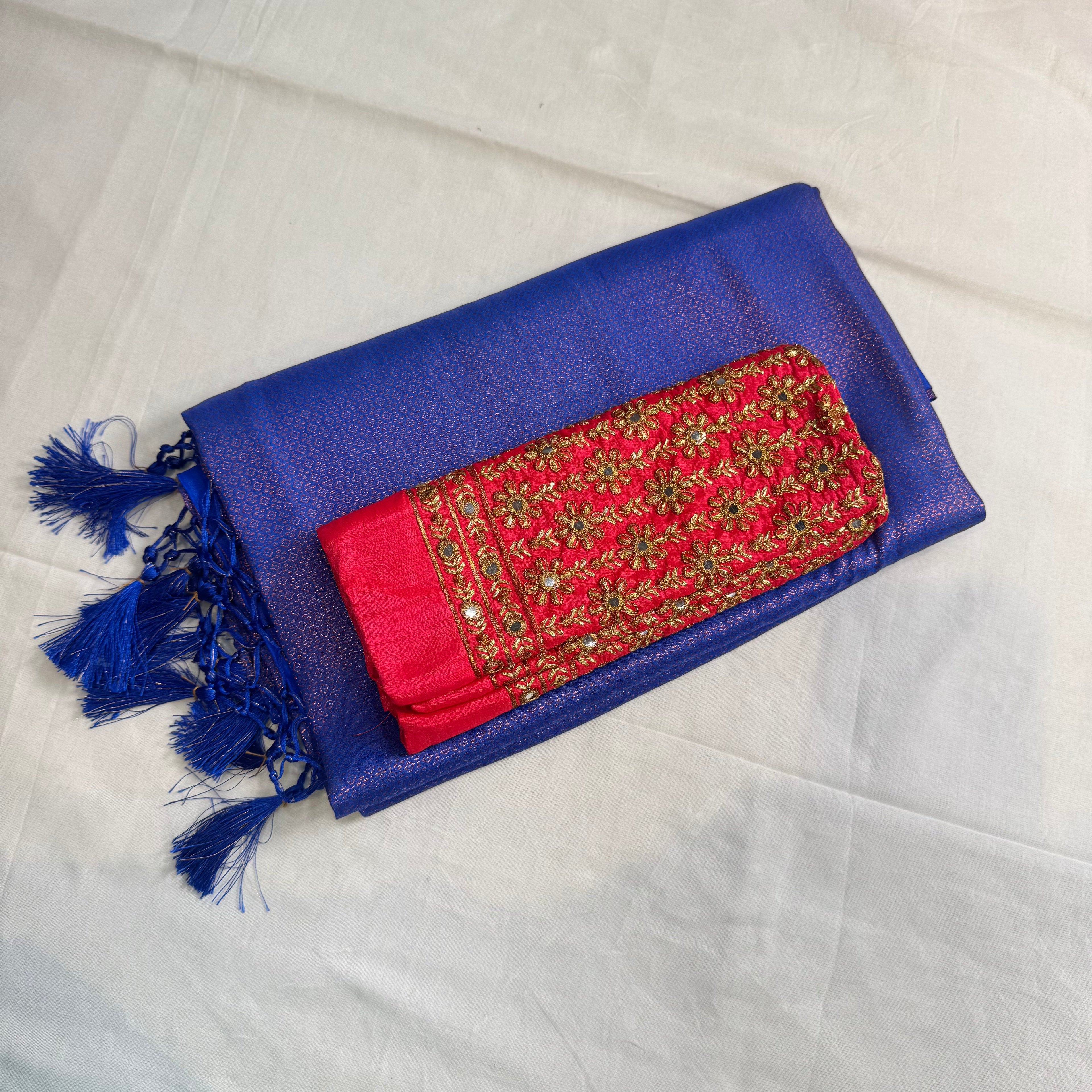 KuberaPattu & WorkBlouse KUWB25