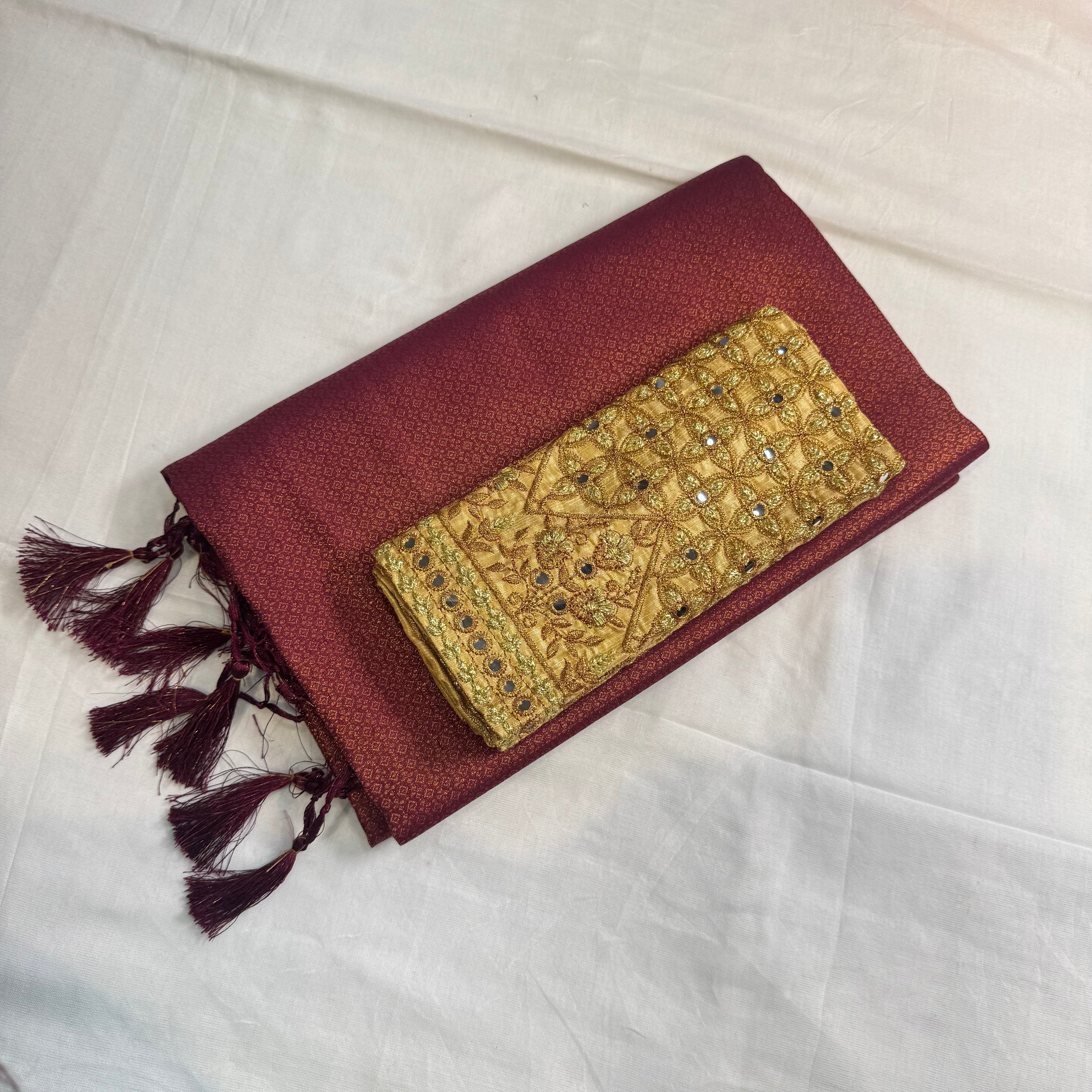 KuberaPattu & WorkBlouse KUWB25