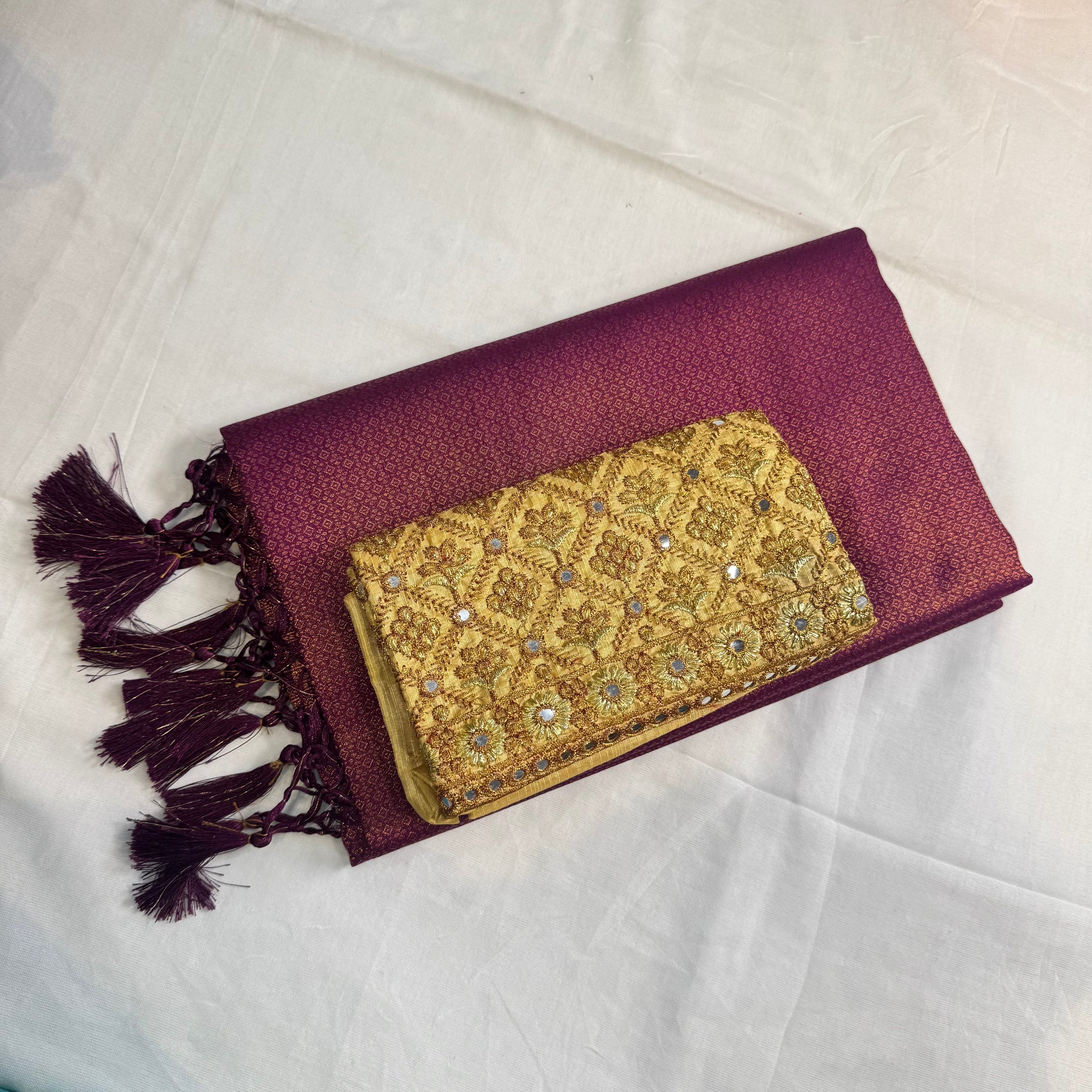 KuberaPattu & WorkBlouse KUWB25