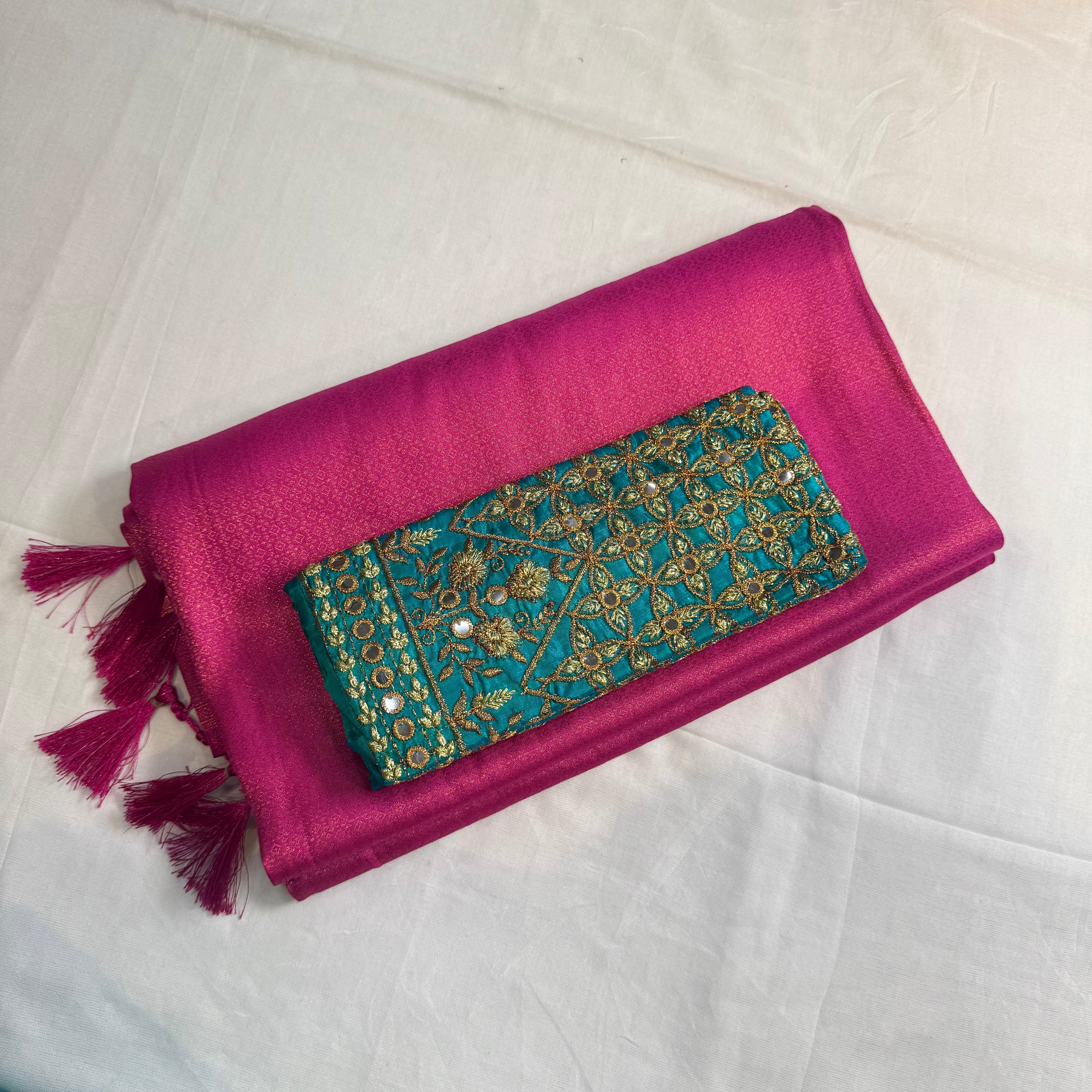 KuberaPattu & WorkBlouse KUWB25