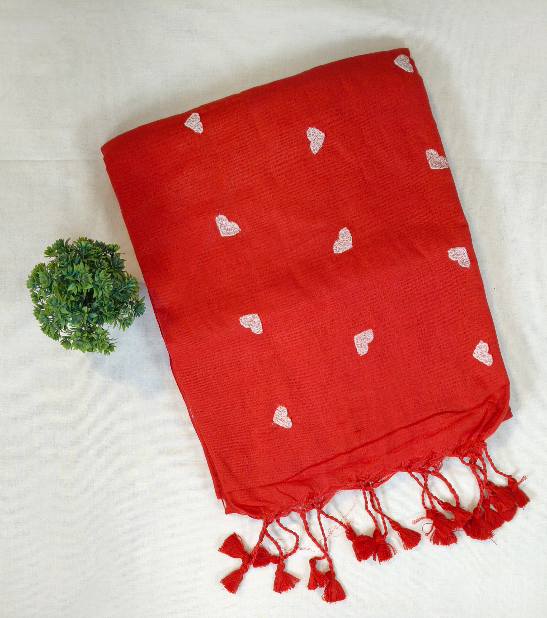 Heart Khadi cotton  Saree| HEAKAD0802