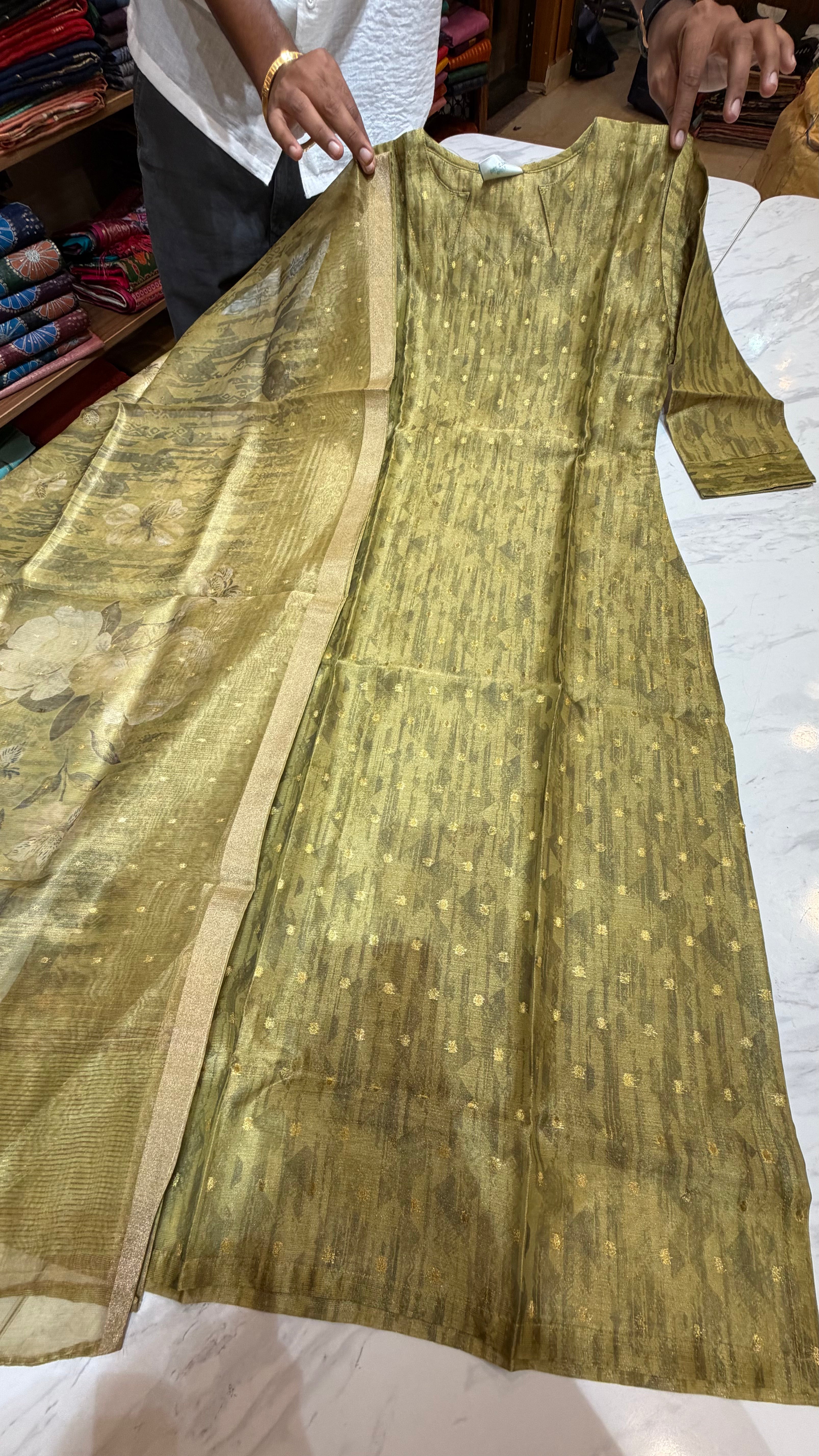 Premium Chanderi Kurti suits | PRBKU2911