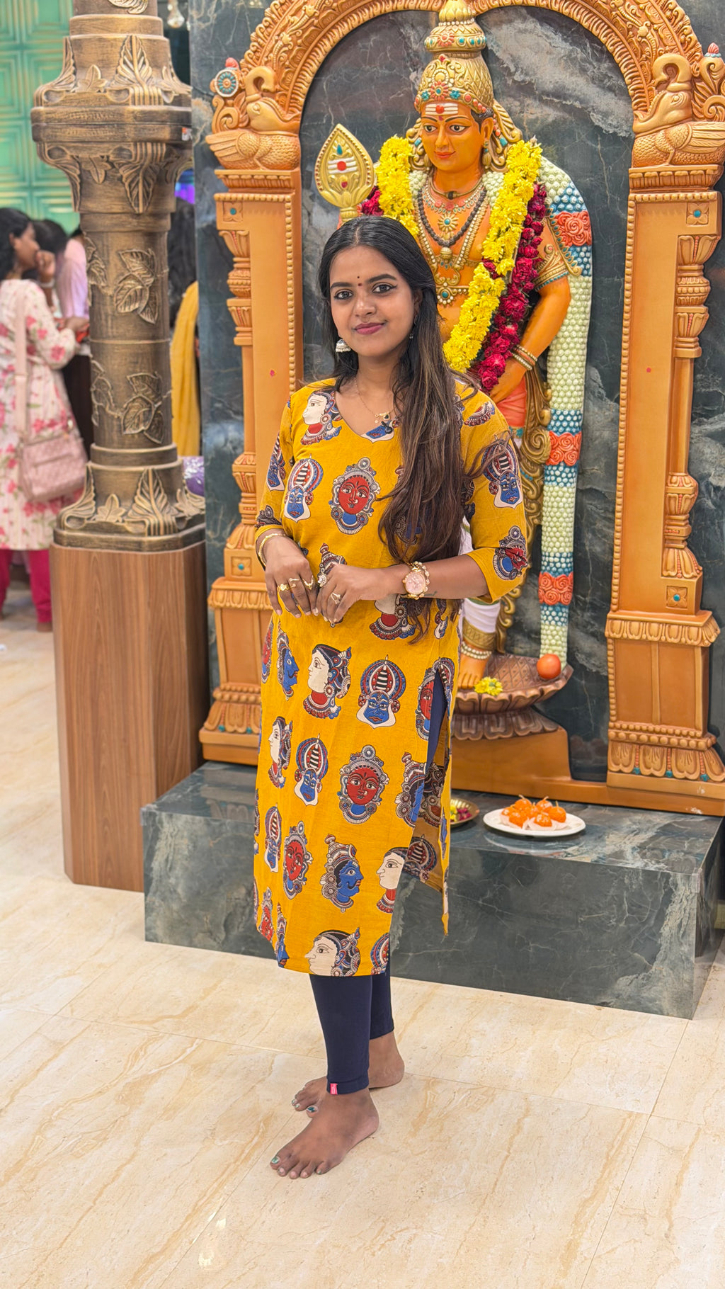 OFFKU0101 | KALAMKARI LONG KURTA