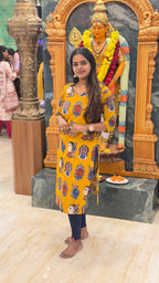 OFFKU0101 | KALAMKARI LONG KURTA