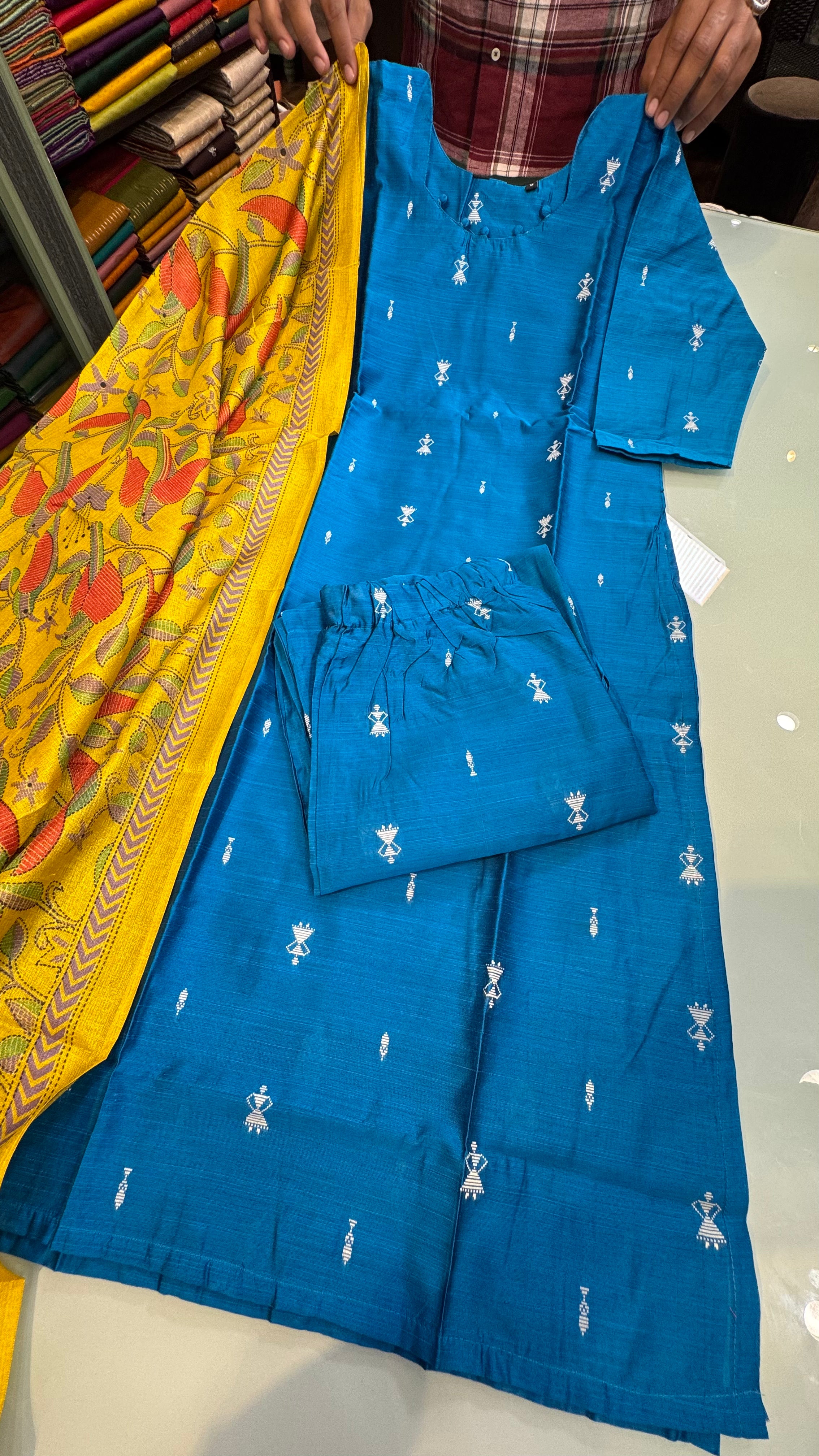 RASKU2511 | RAW SILK KURTISET