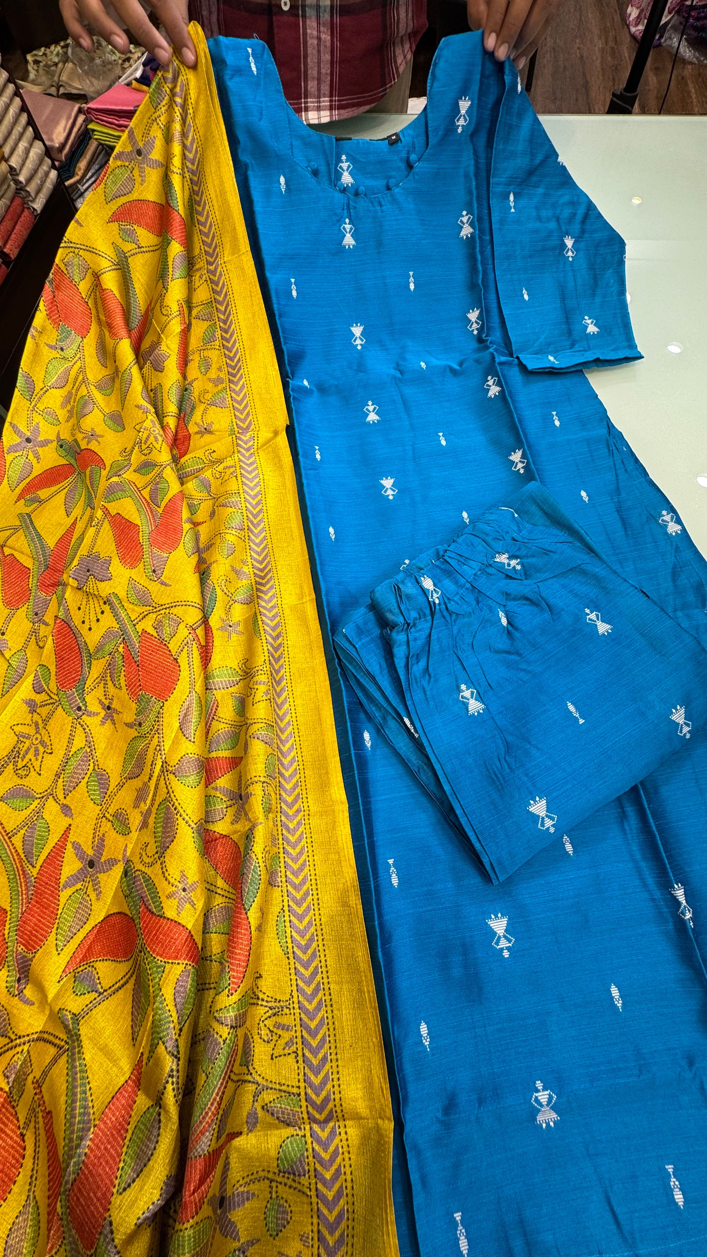 RASKU2511 | RAW SILK KURTISET