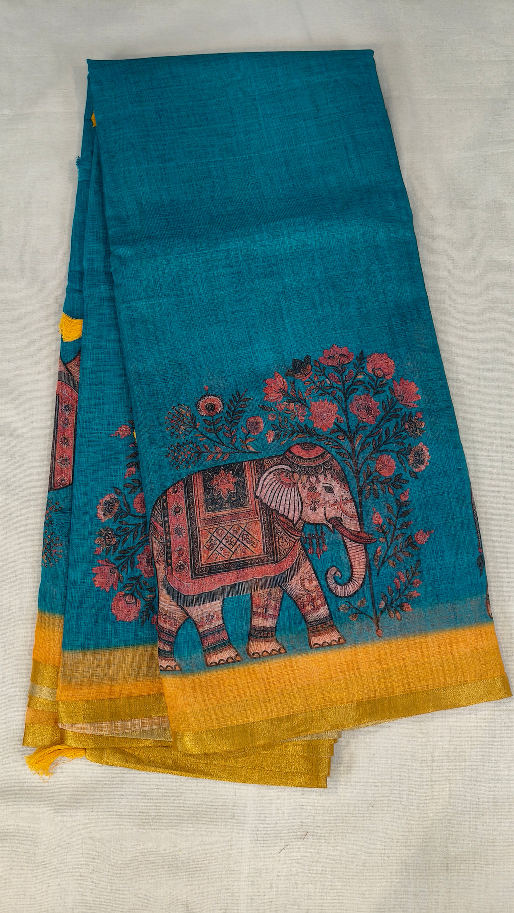 Linen saree | ABLI001