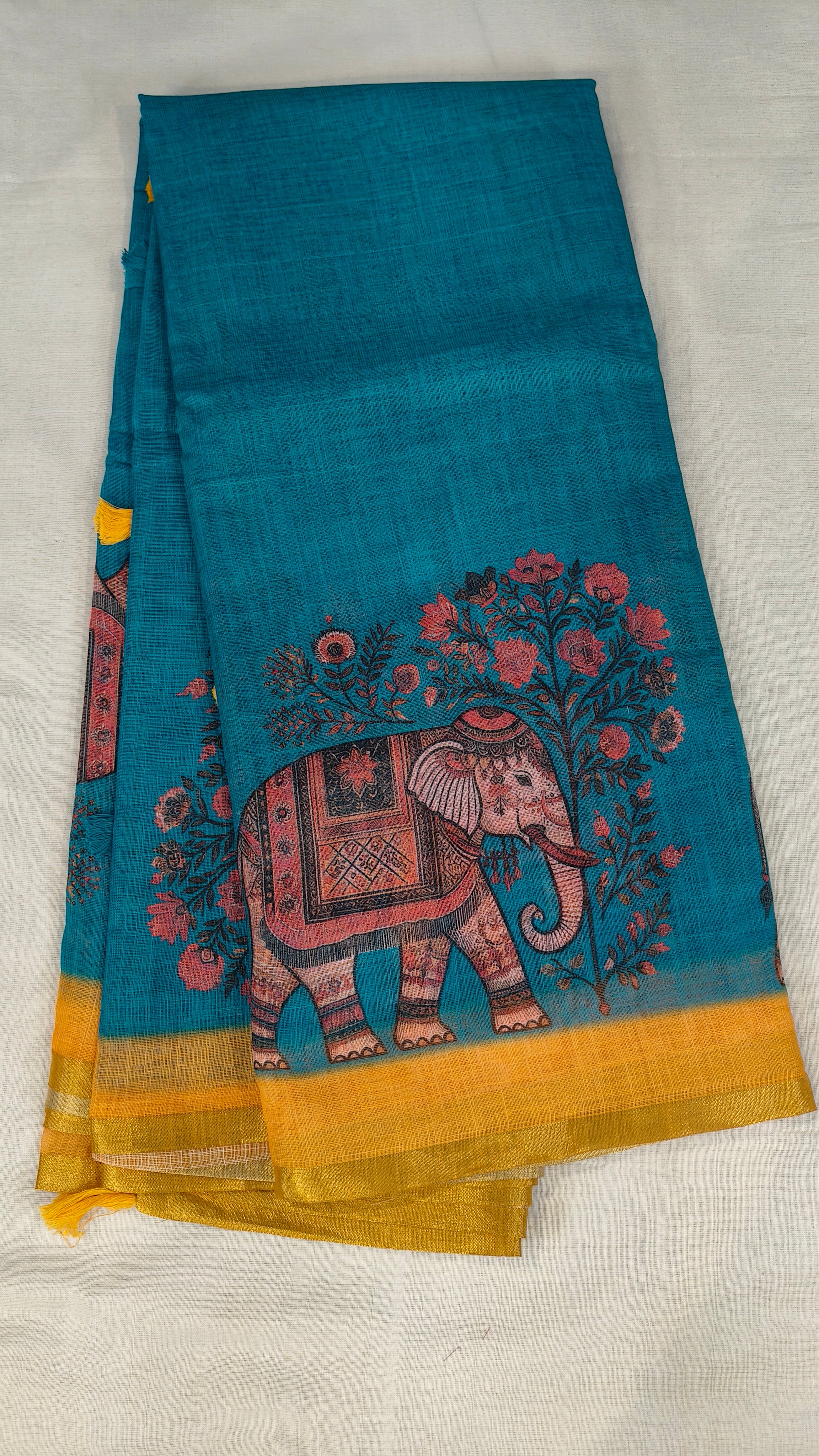 Linen saree | ABLI001