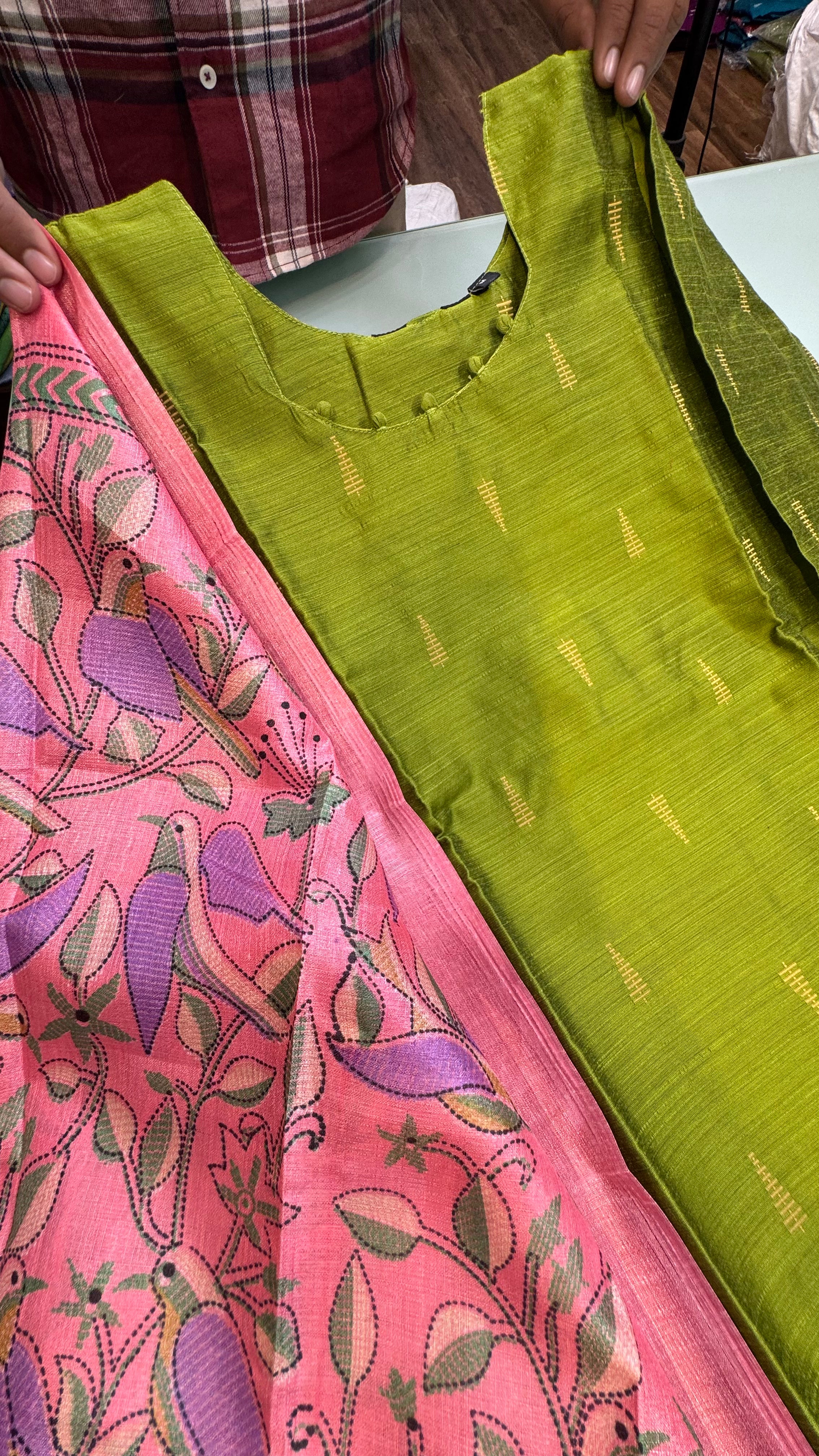 RASKU2511 | RAW SILK KURTISET