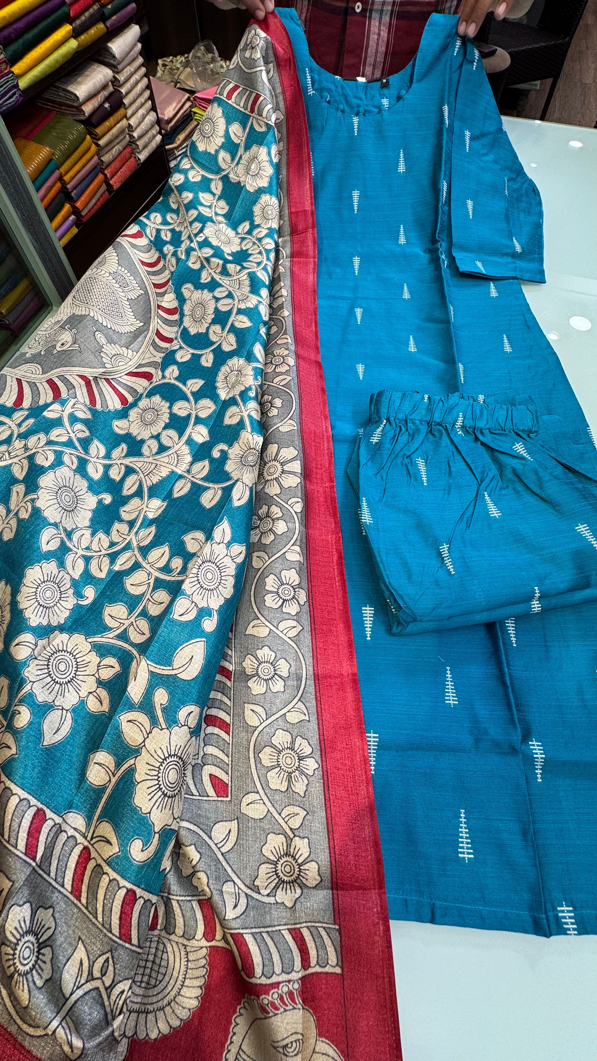 RASKU2511 | RAW SILK KURTISET