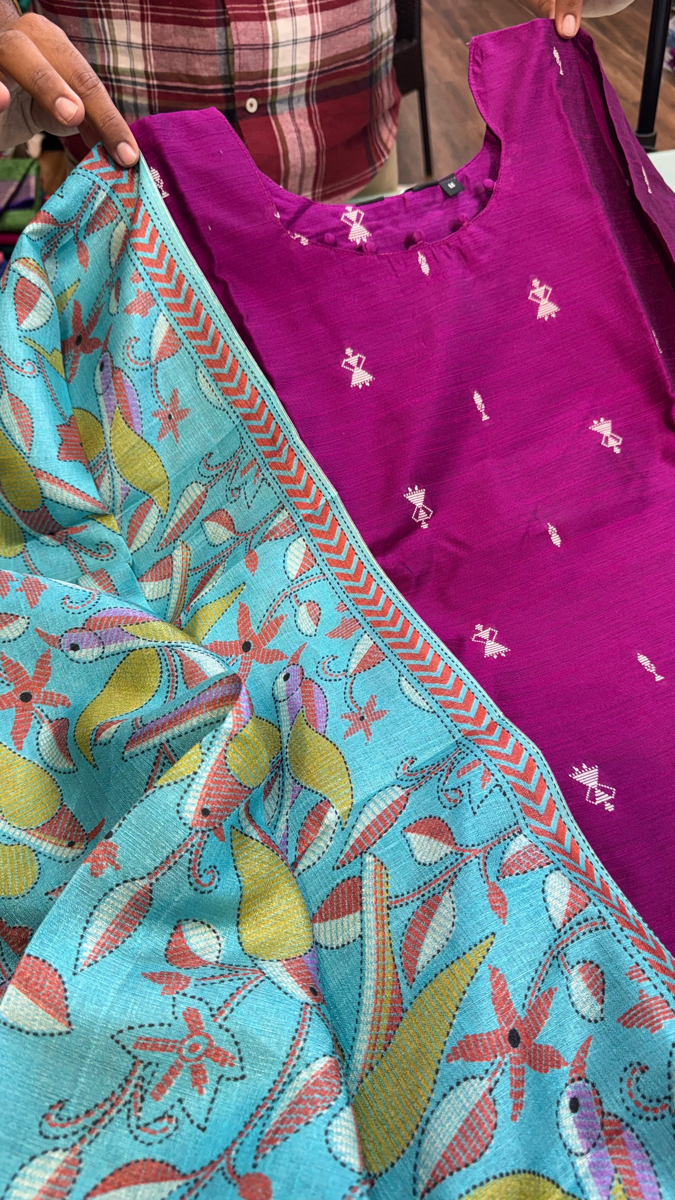 RASKU2511 | RAW SILK KURTISET