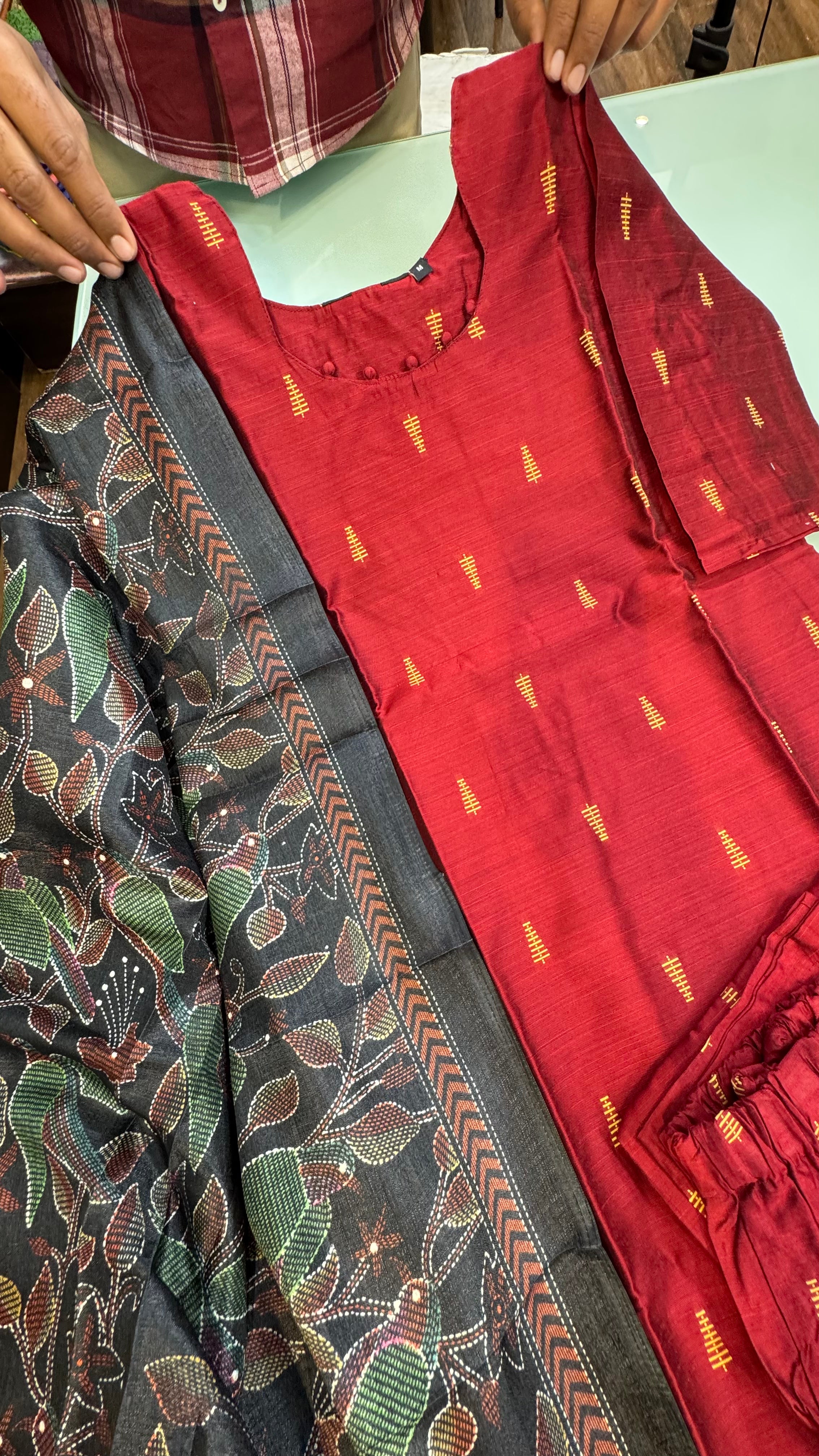 RASKU2511 | RAW SILK KURTISET