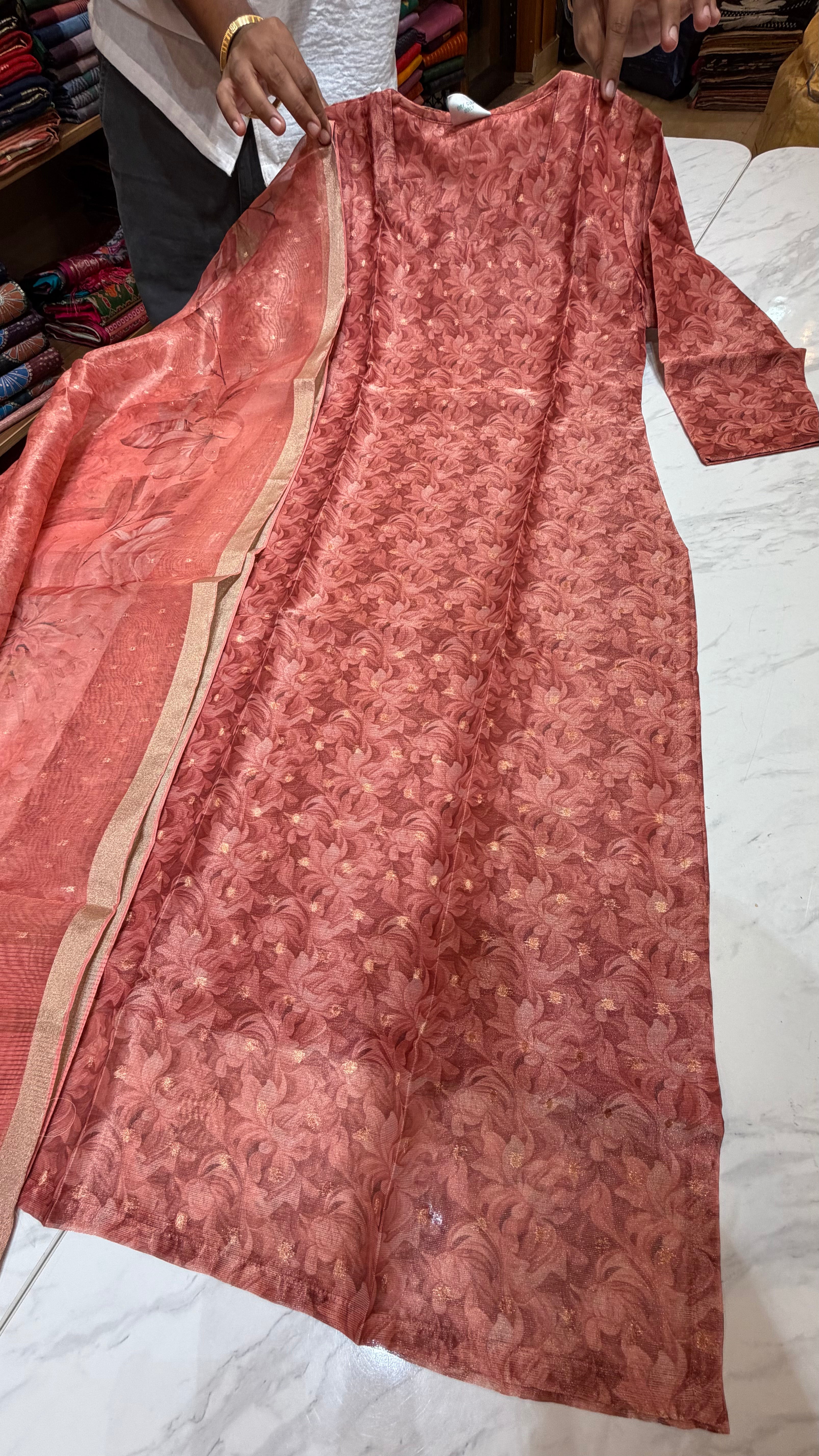 Premium Chanderi Kurti suits | PRBKU2911