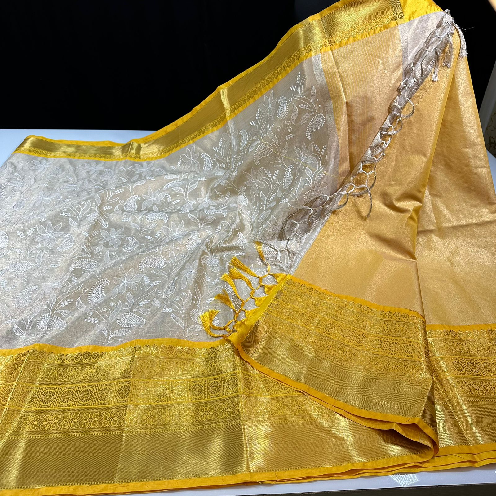 Kanchi silk Embroided saree | KAN2505