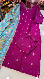 RASKU2511 | RAW SILK KURTISET