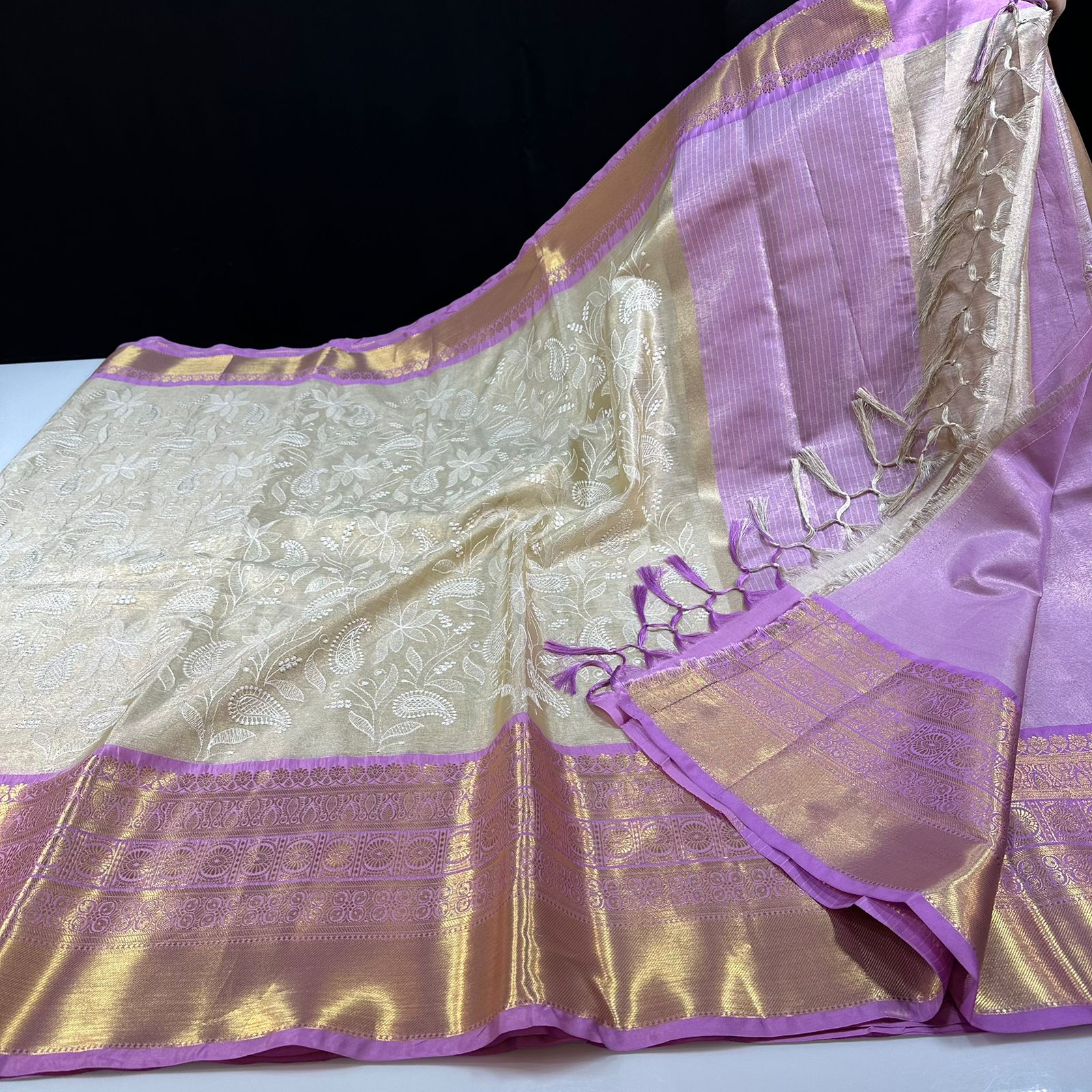 Kanchi silk Embroided saree | KAN2505