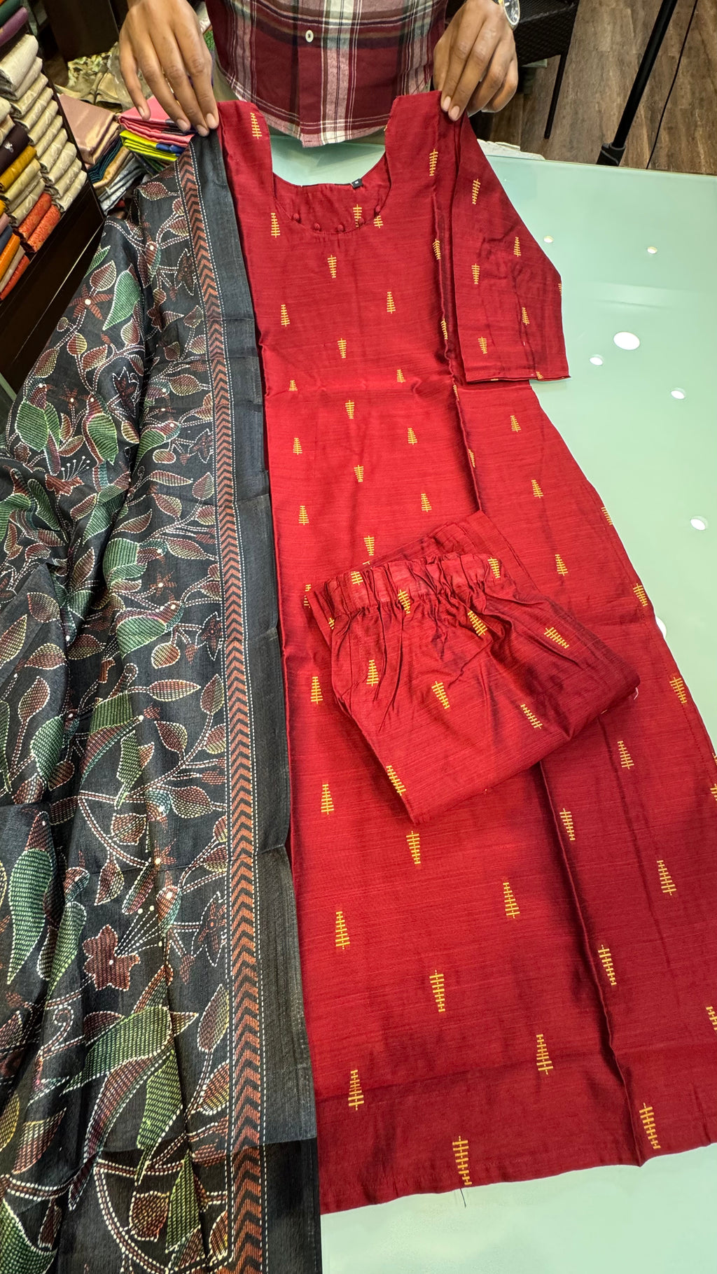 RASKU2511 | RAW SILK KURTISET